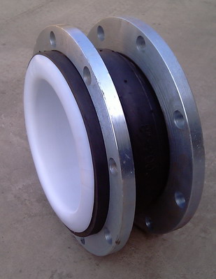 PTFE lined EPDM rubber bellow expansion joint